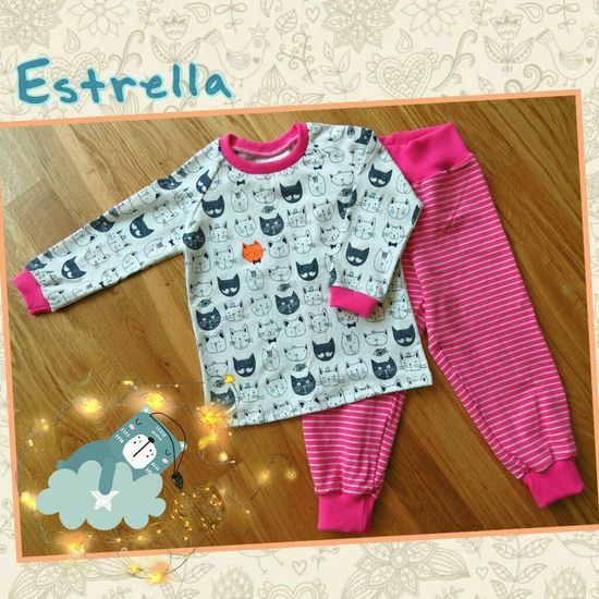 Foto für Schnittmuster Schlafanzug & Nachthemd Estrella von Engelinchen