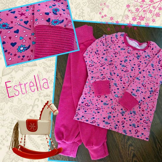 Foto für Schnittmuster Schlafanzug & Nachthemd Estrella von Engelinchen