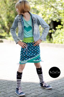 Schnittmuster  Rock Shabby Skirt Kids von MiToSa-Kreativ